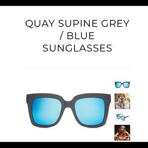 Quay Grey/Blue Sunglasses brand new.